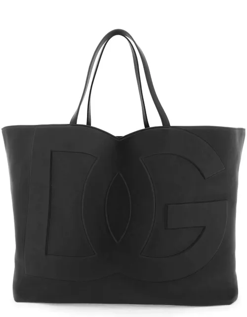 DOLCE & GABBANA large dg logo shopping bag