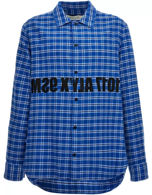 1017 ALYX 9SM graphic Flannel Shirt