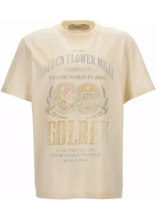 Golden Goose Ivory Cotton T-shirt