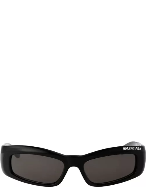 Balenciaga Eyewear Logo Detail Rectangular Lens Sunglasse