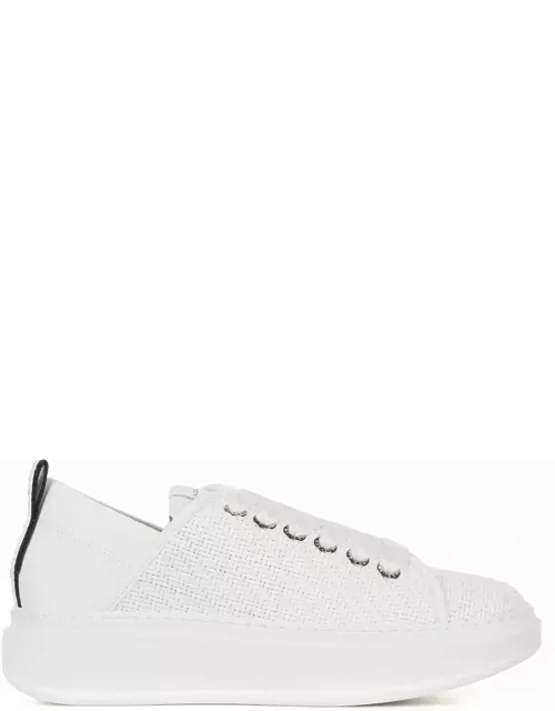 Alexander Smith London White Leather Sneaker