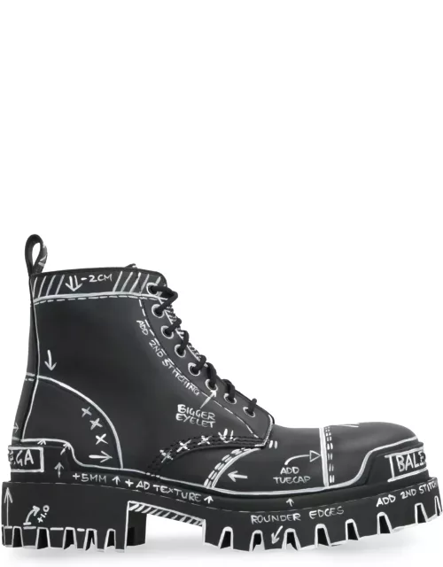Balenciaga Strike Lace-up Ankle Boot