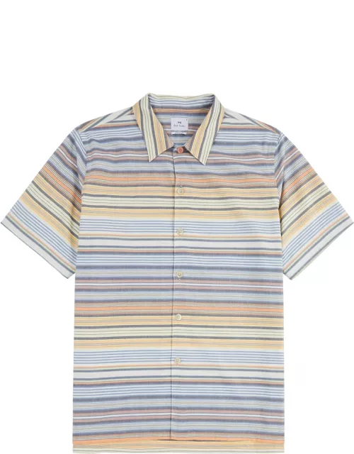 PS Paul Smith Striped Cotton Shirt - Multicoloured