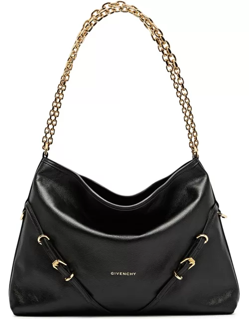 Givenchy Voyou Medium Leather Shoulder bag - Black