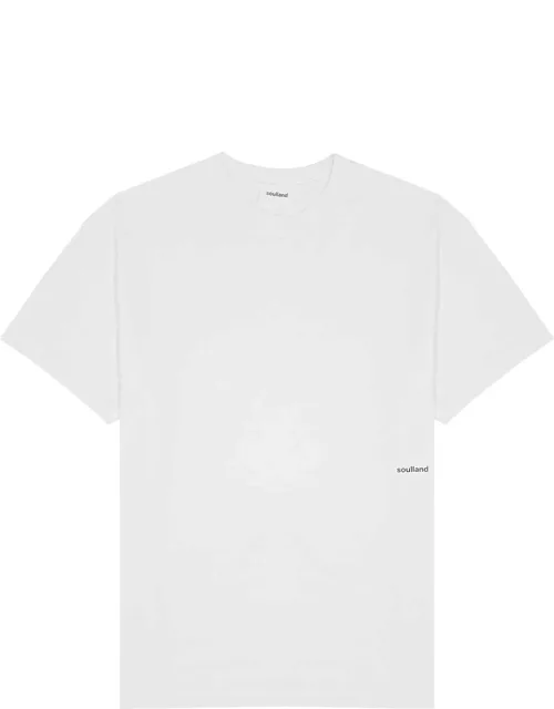 Soulland Ash Logo-print Cotton T-shirt - White