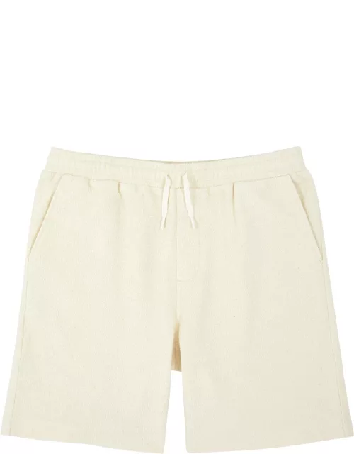 Che Dapper Bouclé Cotton Shorts - Cream
