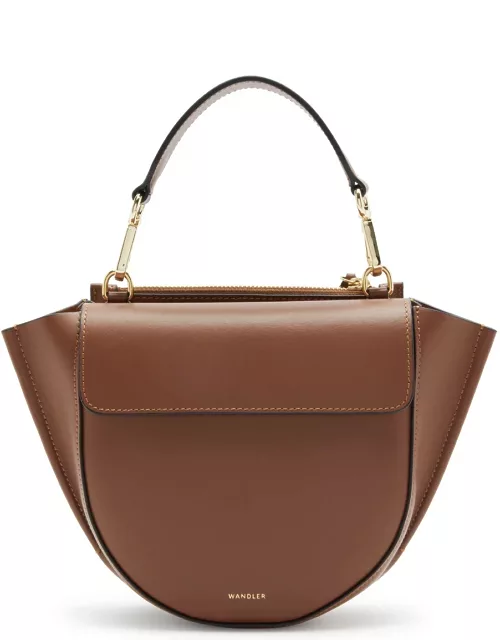 Wandler Hortensia Mini Leather Cross-body bag - Tan