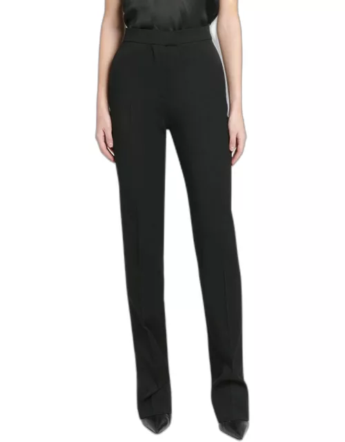Straight-Leg Wool Suiting Trouser