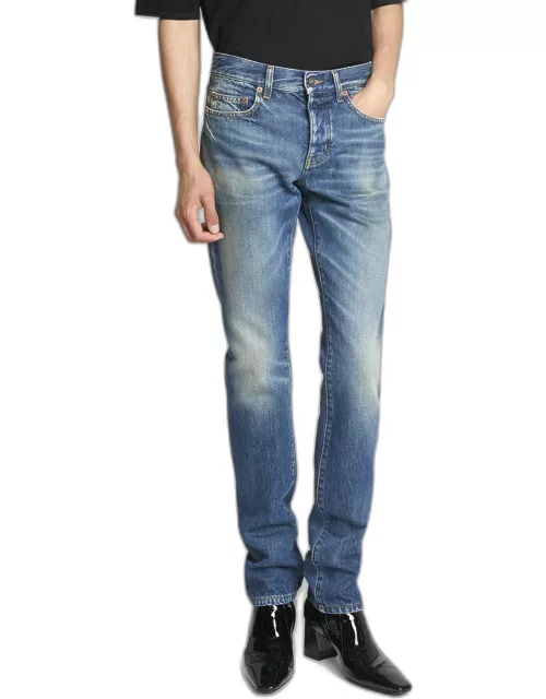 Men's Slim-Fit Faded Jean