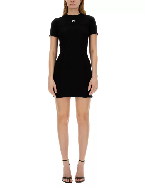 palm angels dress with logo