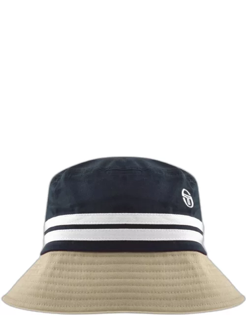 Sergio Tacchini Logo Bucket Hat Navy