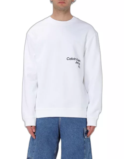 Sweater CK JEANS Men color White