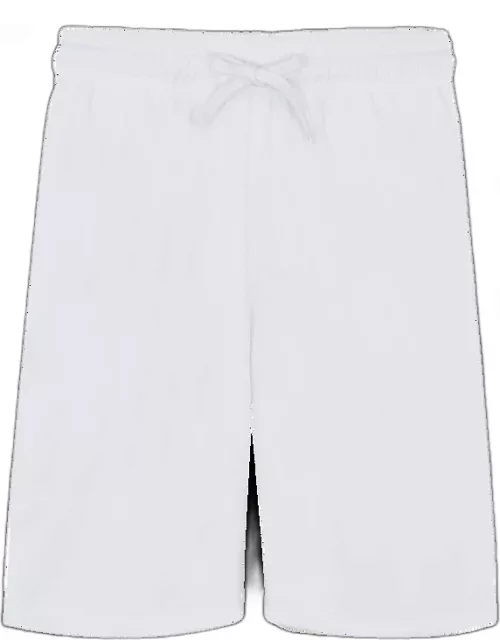 Unisex Terry Bermuda Shorts Solid - Bermuda - Bolide - White