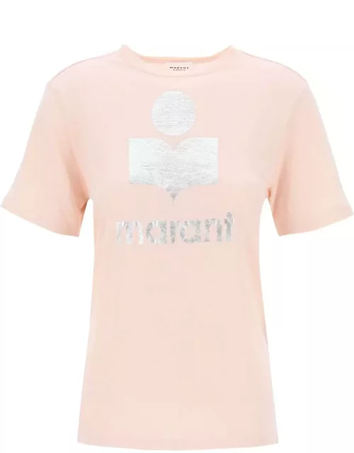 ISABEL MARANT ETOILE zewel t-shirt with metallic logo print