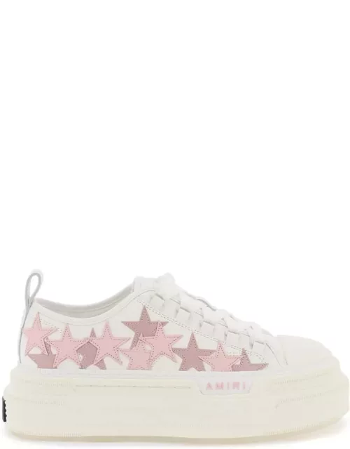 AMIRI Low Court Stars Platform Sneakers with