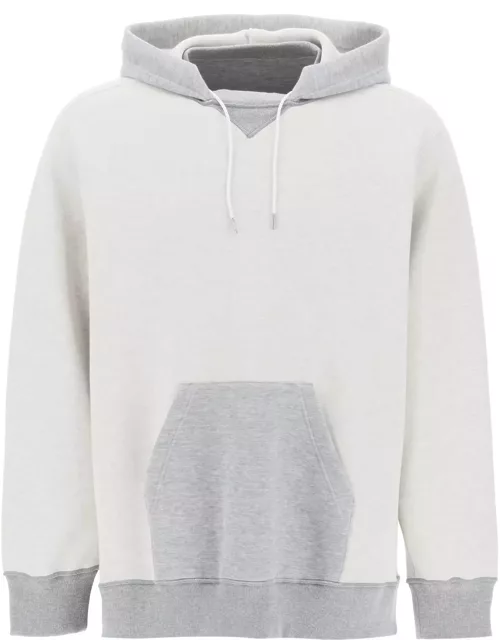 SACAI hooded sweatshirt with reverse