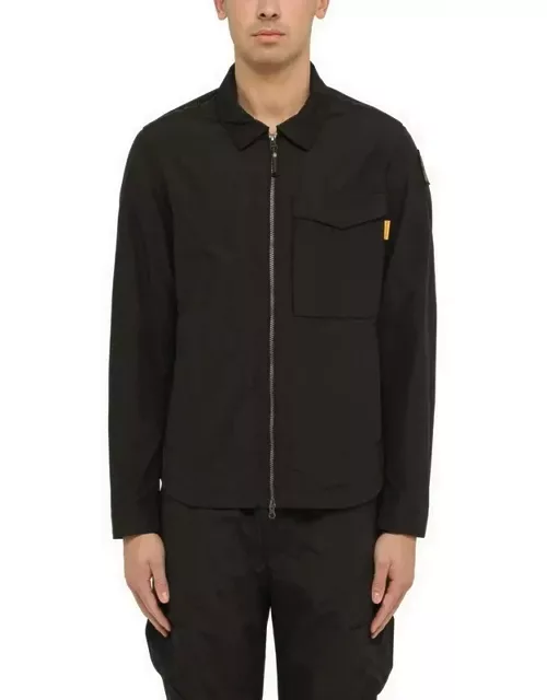 Black nylon and cotton Rayner jacket