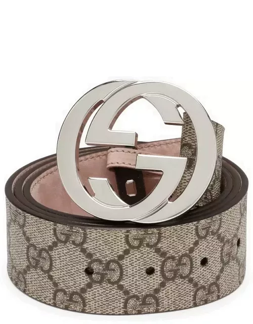 GG Supreme fabric belt with GG buckle
