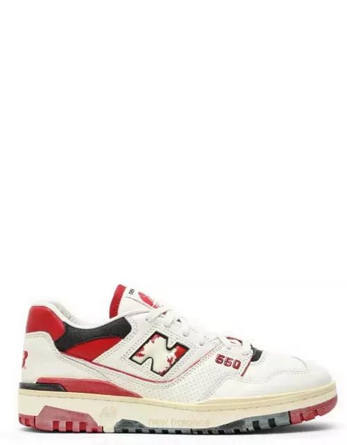 Low 550 white/vintage red sneaker