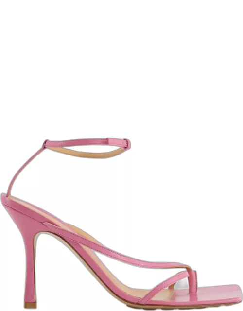 Bottega Veneta Pink Stretch Leather Sandal