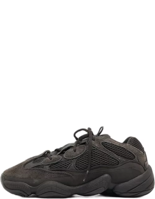 Yeezy x Adidas Two Tone Suede and Mesh Yeezy 500 Utility Sneaker