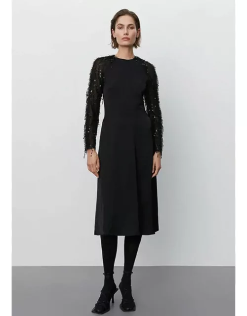 Day Birger et Mikkelsen Quincy Sequin Sleeve Dress - Black