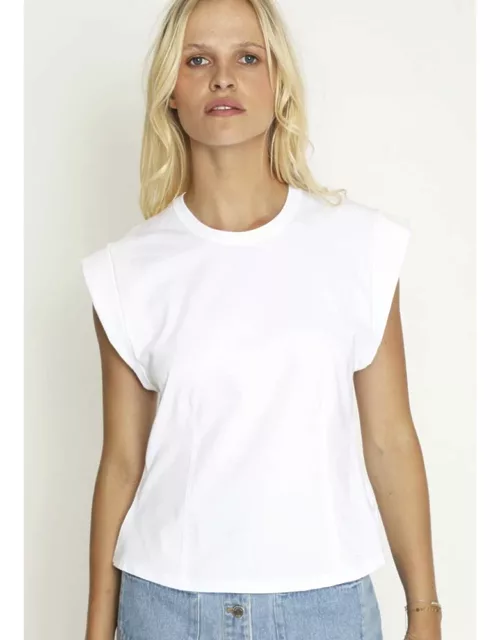 BERENICE Enza Sleeveless T-Shirt - White