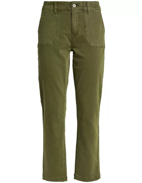Paige Denim Mayslie Straight Ankle Jeans - Olive Meadow