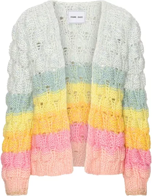 DAWN X DARE Arena Rainbow Knit Cardigan - 900 Multi