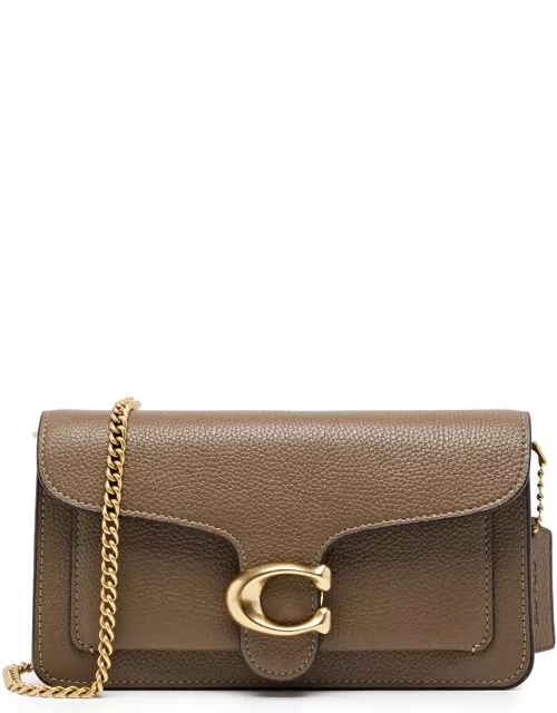 Coach Tabby Leather Wallet-on-chain - Taupe