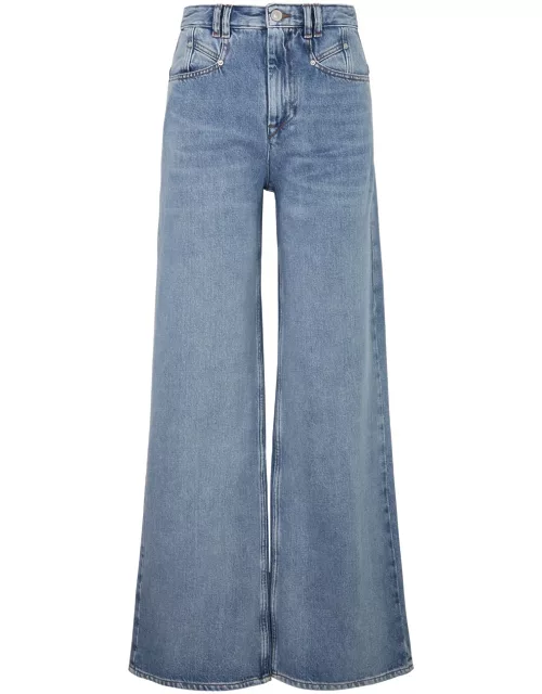 Isabel Marant Lemony Wide-leg Jeans - Denim - 36 (UK8 / S)
