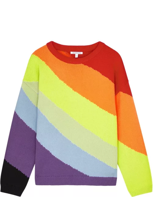 Olivia Rubin Maddison Striped Knitted Jumper - Multicoloured - M (UK12 / M)