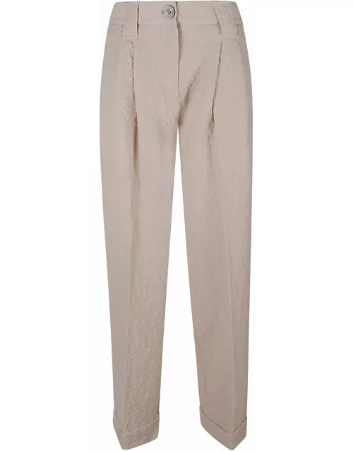 Ganni Pleat Detail Plain Trouser