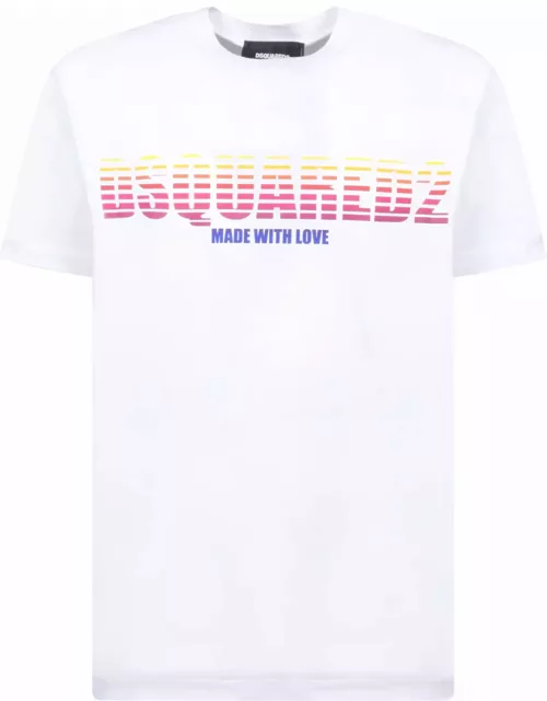 Dsquared2 Made With Love White T-shirt