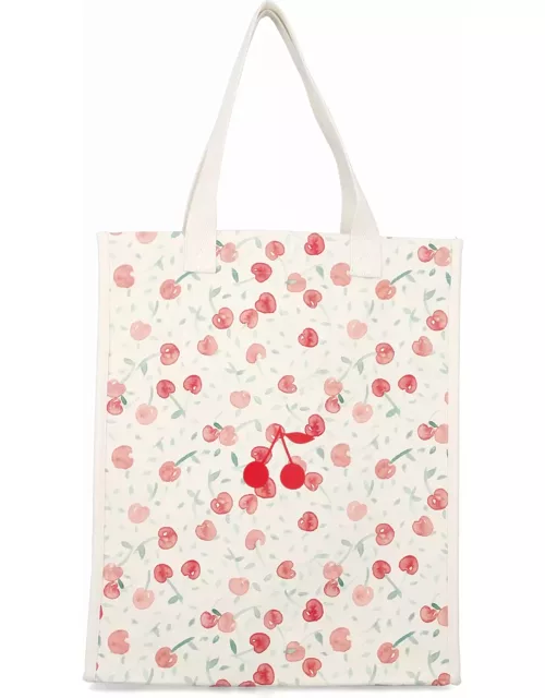 Bonpoint Cherry Pattern Tote Bag