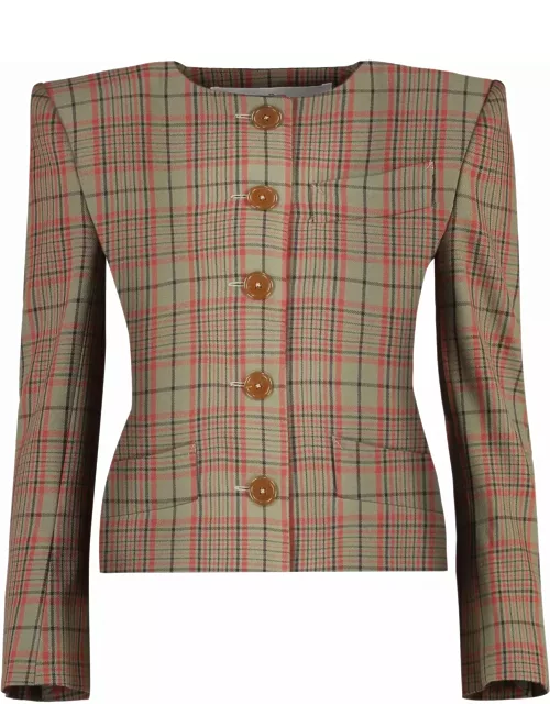 Vivienne Westwood Checked Wood Jacket