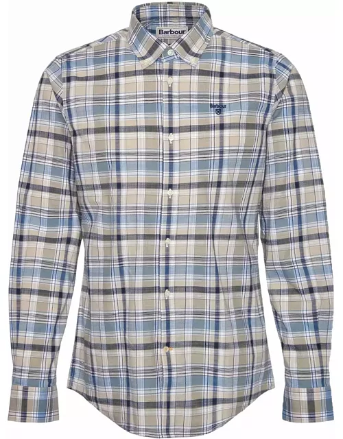 Barbour Checked Shirt With Logo