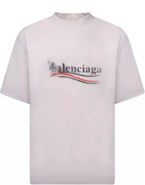 Balenciaga Political Stencil White T-shirt