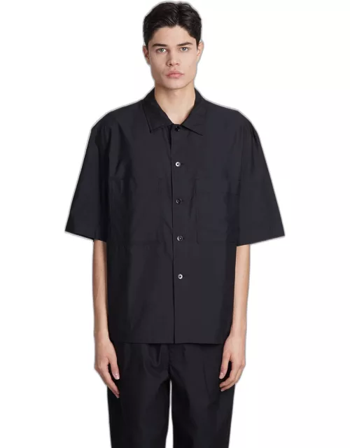 Lemaire Shirt In Black Cotton