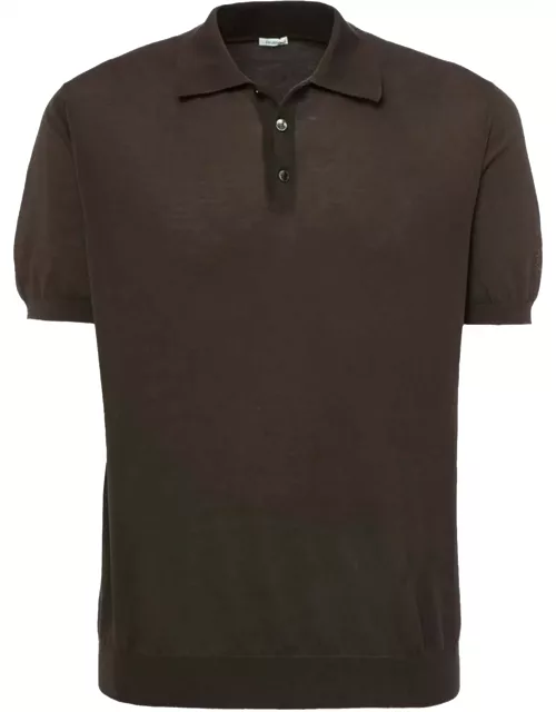 Malo Brown Short-sleeved Polo Shirt