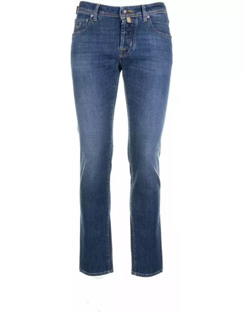 Jacob Cohen Jeans In Blue Deni