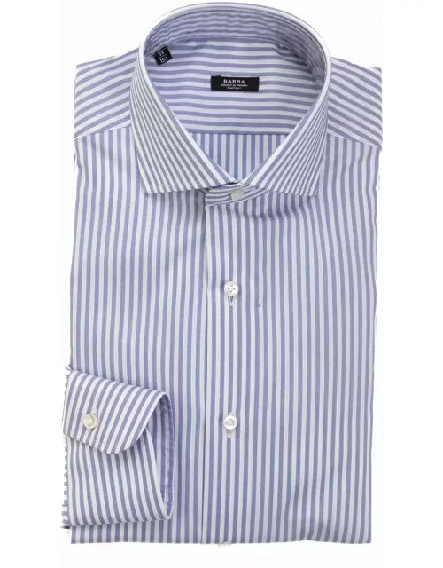 Barba Napoli Striped Long-sleeved Shirt