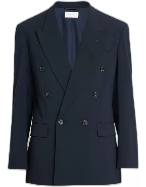 Men's Marri Wool-Blend Double-Breasted Jacket