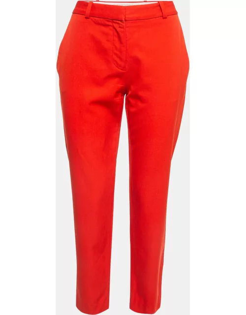 Stella McCartney Red Wool Slim Fit Trousers