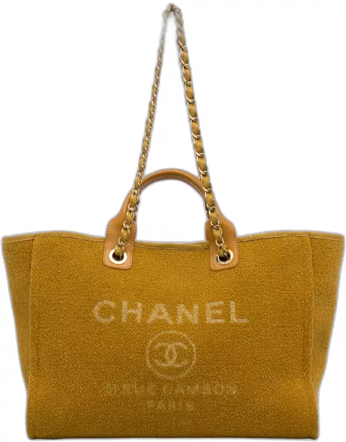 Chanel Yellow Deauville Tote