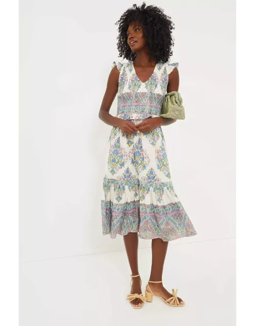 Floral Bouquet Carly Midi Dres