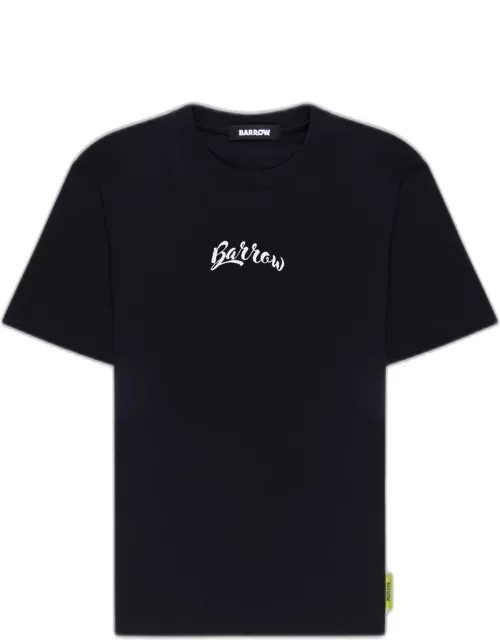 Barrow Jersey T-shirt Unisex Black t-shirt with front italic logo and back graphic print