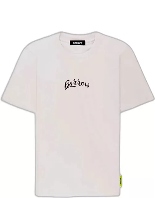 Barrow Jersey T-shirt Unisex Off white t-shirt with front italic logo and back graphic print