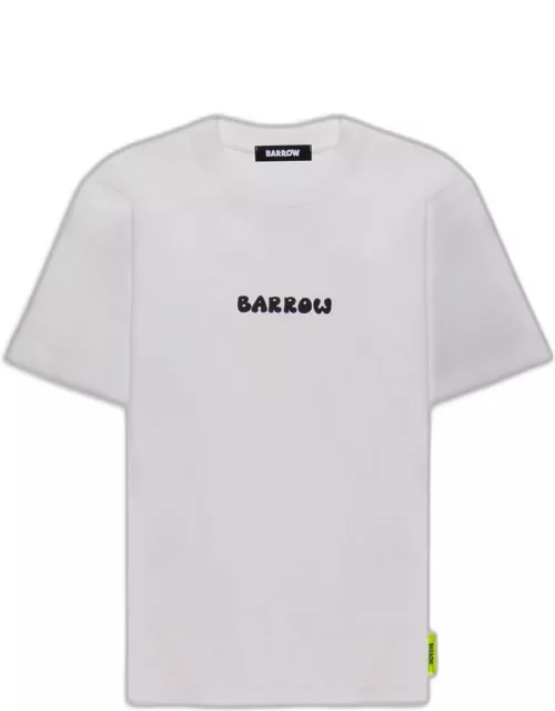 Barrow Jersey T-shirt Unisex White t-shirt with front logo and back graphic print