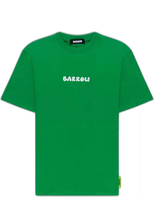 Barrow Jersey T-shirt Unisex Emerald green t-shirt with front logo and back graphic print